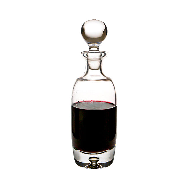 Krosno Bubble Based 0.5L Decanter by Glassware UK, clear glass with bubble design, elegant for wine or spirits.