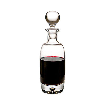 Krosno Bubble Based 0.5L Decanter by Glassware UK, clear glass with bubble design, elegant for wine or spirits.