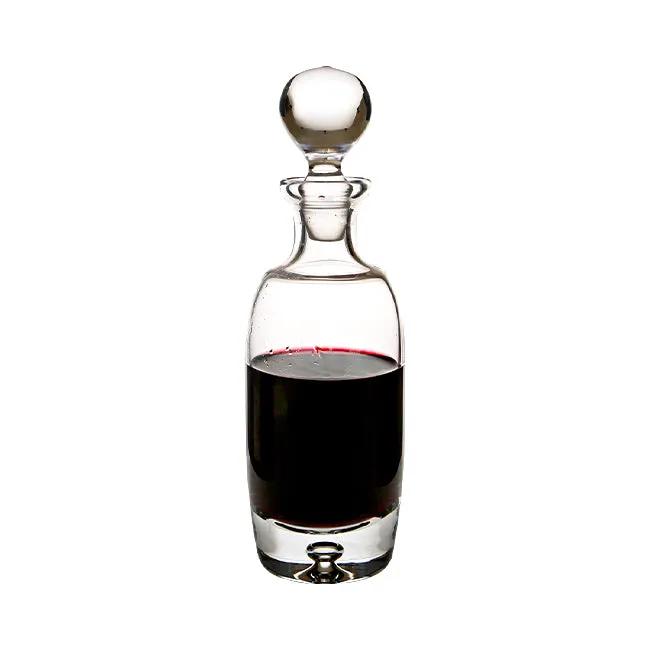 Krosno Bubble Based Decanter 0.5L, clear glass with bubble design, elegant shape, made by Glassware UK.