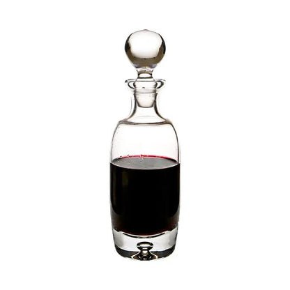 Krosno Bubble Based Decanter 0.5L, clear glass with bubble design, elegant shape, made by Glassware UK.
