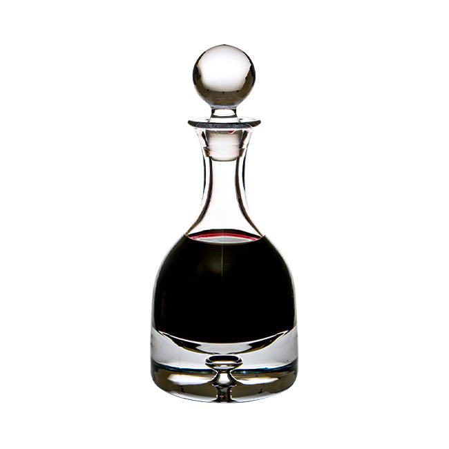 Krosno Bubble Based 0.6L wine decanter by Glassware UK, featuring a clear glass design with a rounded bowl and elegant spout.