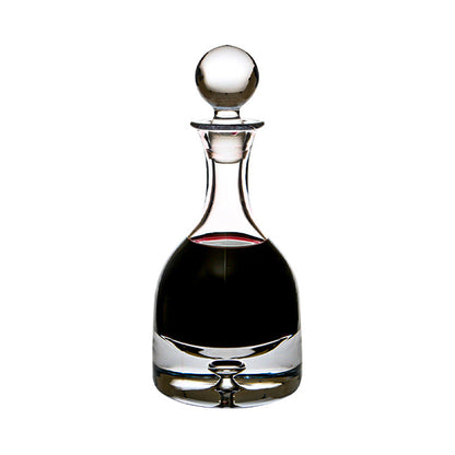 Krosno Bubble Based 0.6L wine decanter by Glassware UK, featuring a clear glass design with a rounded bowl and elegant spout.