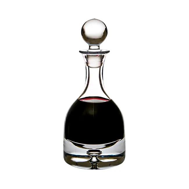 Krosno Bubble Based wine decanter 0.6L from Glassware UK, clear glass with a rounded bubble design for elegant wine aeration.
