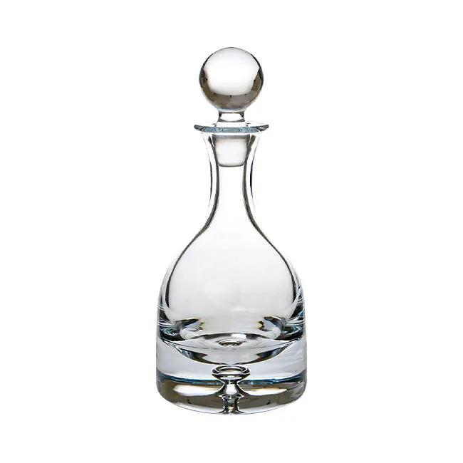 Glassware UK Krosno Bubble Based wine decanter with 0.6L capacity, clear glass design, and rounded shape for elegant wine serving.