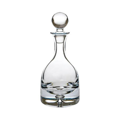Glassware UK Krosno Bubble Based wine decanter with 0.6L capacity, clear glass design, and rounded shape for elegant wine serving.