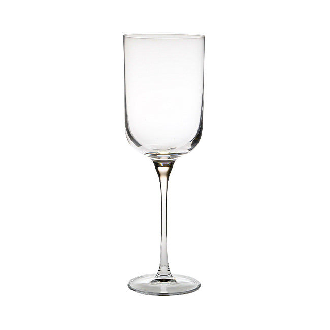 Set of six Krosno Glamour wine glasses, 350ml capacity, clear glassware for elegant wine serving, by Glassware UK.