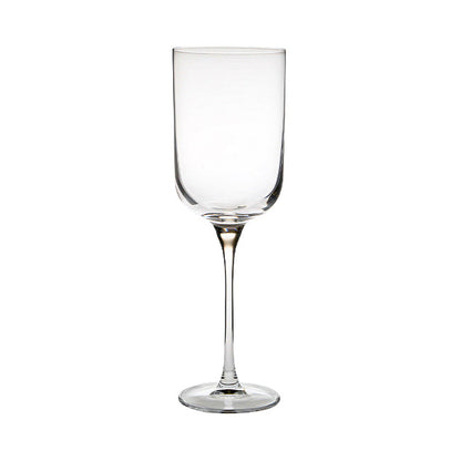 Set of six Krosno Glamour wine glasses, 350ml capacity, clear glassware for elegant wine serving, by Glassware UK.