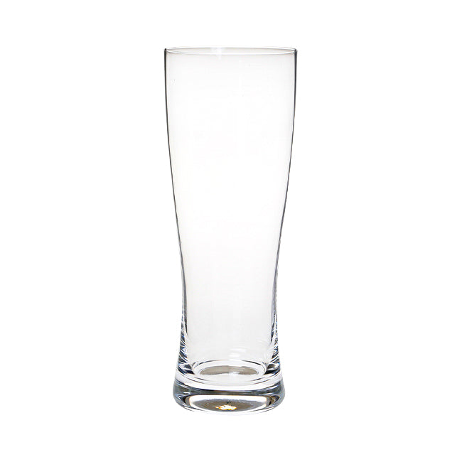 Set of six Krosno Craft Beer Glass Tankards, 0.7L, clear glassware with sturdy handles, ideal for serving craft beers.