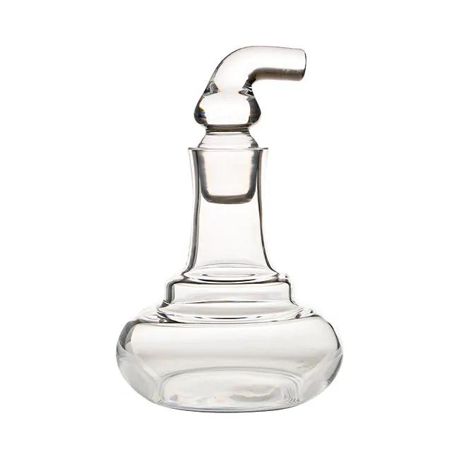 Krosno Handmade Glass Mini Decanter with 0.1L capacity, clear glass, elegant design, by Glassware UK.
