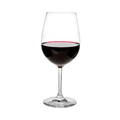 Set of six Stolzle Weinland red wine glasses, 540ml capacity, clear glass with elegant bowl shape, designed for wine drinking.