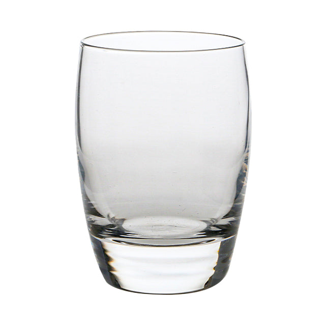 Set of six Luigi Bormioli whisky tumblers with 265ml capacity, clear glassware perfect for enjoying whiskey.