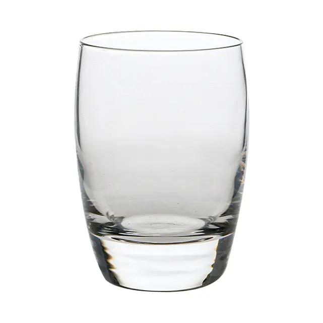 Set of six Luigi Bormioli whisky tumblers, 265ml glassware with clear, elegant design for enjoying whiskey drinks.
