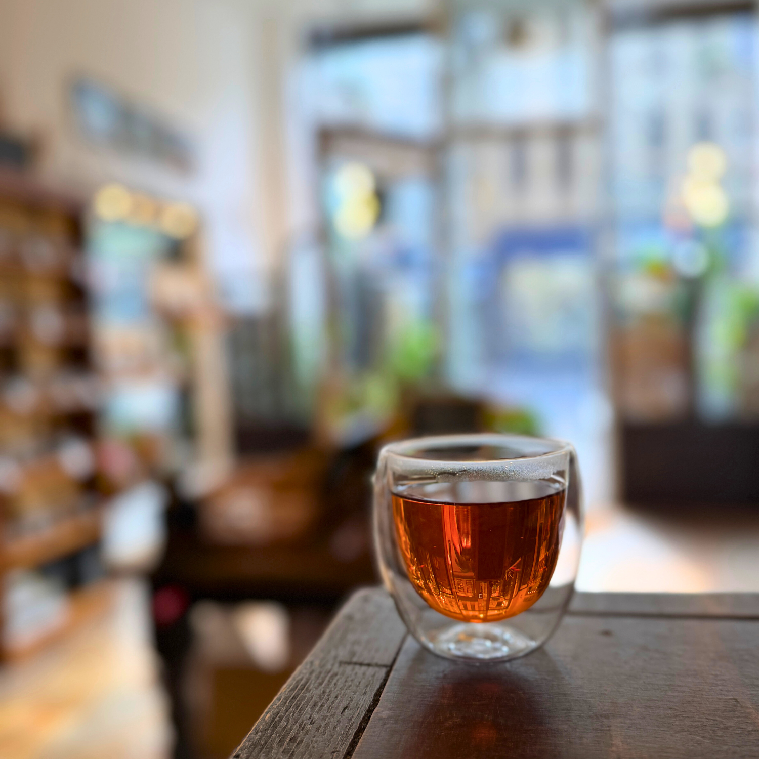 Loose leaf Jasmine Masala Chai black tea by Porter Hill Tea Company, showcasing fragrant tea leaves with spices and jasmine petals.