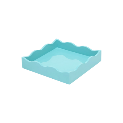 Square Allegra Tray in Blue