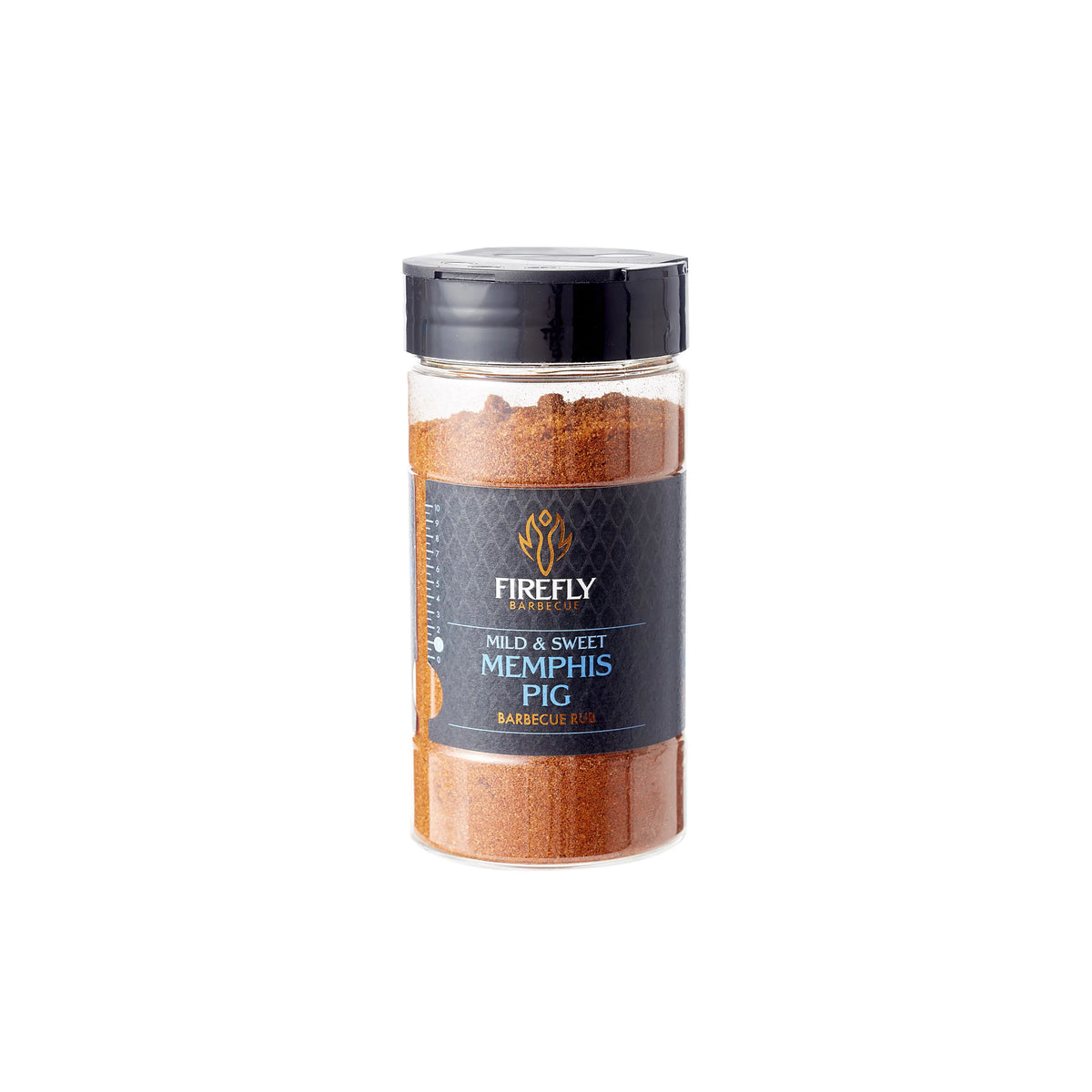 FireFly Barbecue BBQ Legend gift set with three sweet Memphis-style BBQ rubs in colorful jars.
