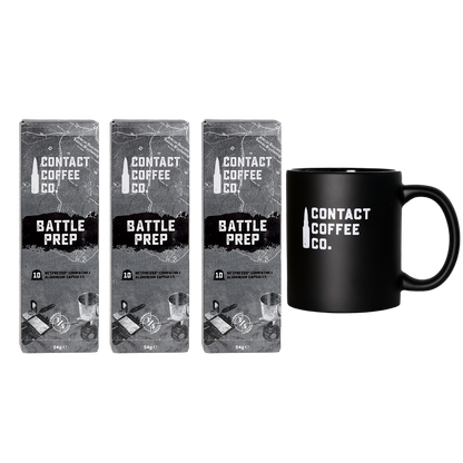Month of Nespresso coffee deals from Contact Coffee Company Ltd., featuring various Nespresso coffee capsules and accessories.