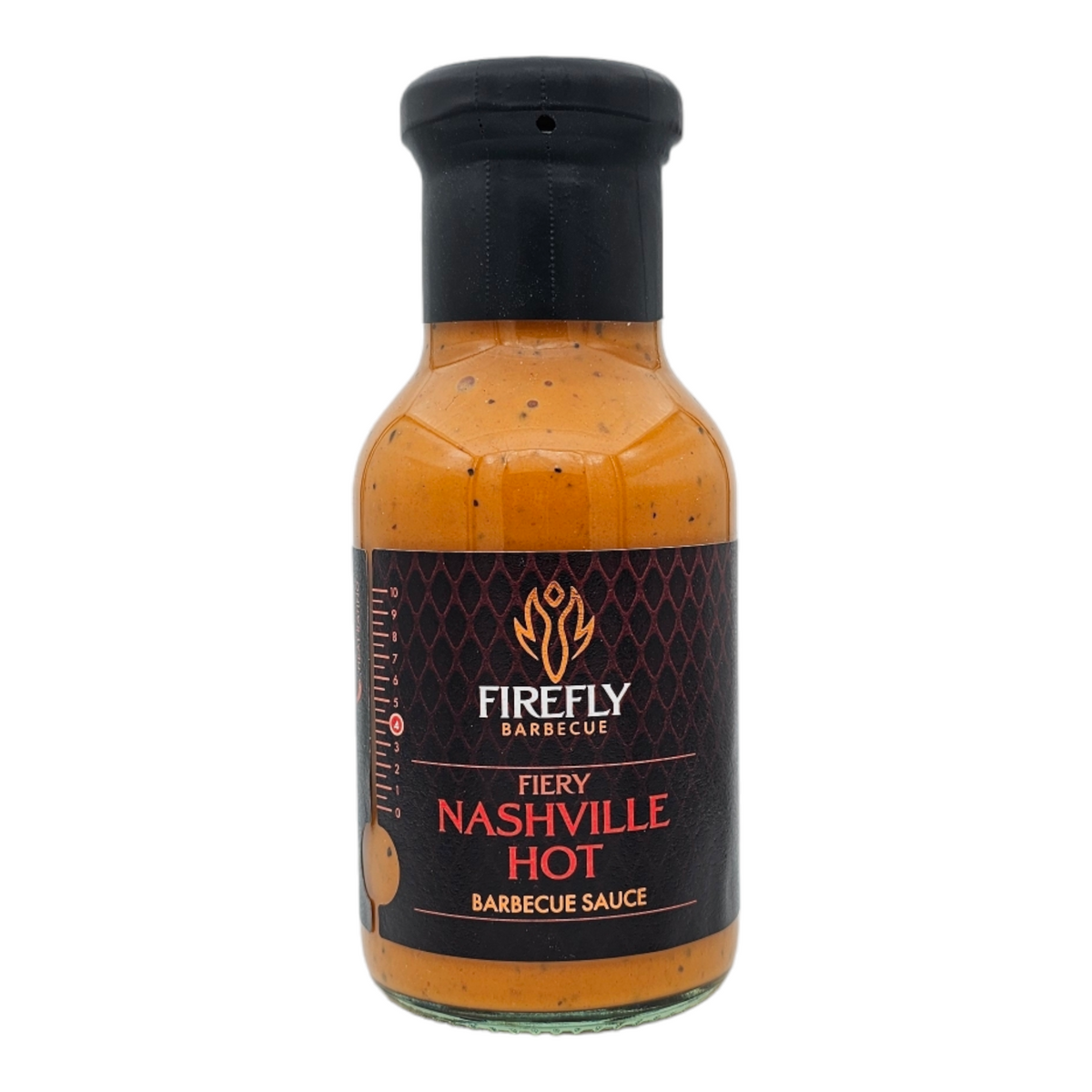 FireFly Barbecue Nashville Hot BBQ sauce in a spicy gift set box, ideal for holiday barbecue enthusiasts.