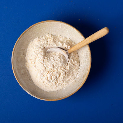 Organic garlic powder from Whole Food Earth, Wild Elephant brand, in a 200g package, used as a versatile herbs and spices.