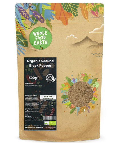 Organic Ground Black Pepper