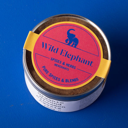 Organic ground cinnamon cassia from Whole Food Earth, a natural herb and spice with warm brown powder appearance.