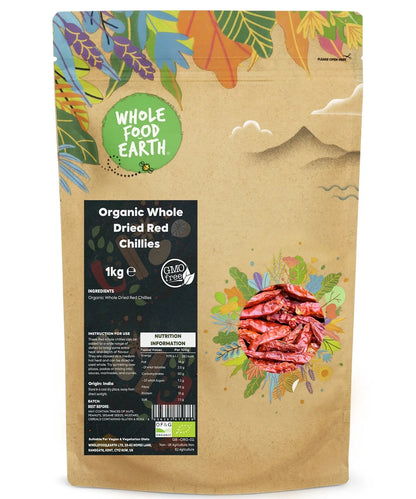 Organic Red Chilli Whole Whole Food Earth