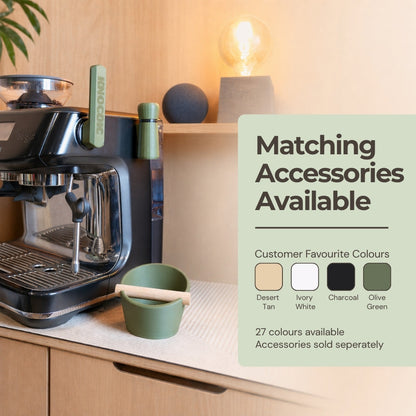 KNOCDIC® Sage Breville Steam Lever Handle Attachment for Barista Pro Espresso Machine, matching color design in the image.