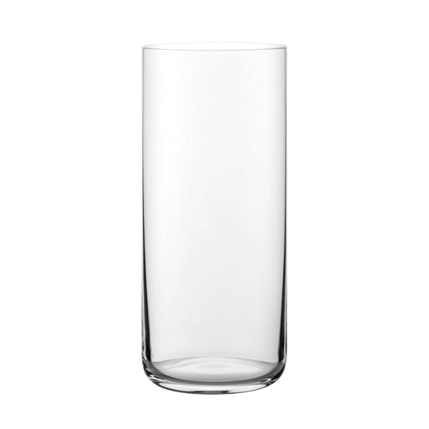 Glassware UK Finesse Long Drink whiskey tumblers, 350ml, clear glass with a sleek design for enjoying spirits and cocktails.