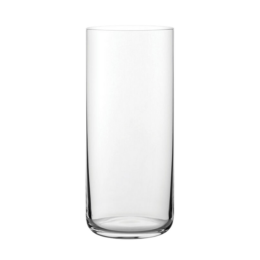 Glassware UK Finesse Long Drink whiskey tumblers, 350ml, clear glass with a sleek design for enjoying spirits and cocktails.