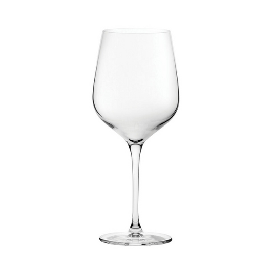 Refine white wine glass by Glassware UK, 320ml, clear glass with a sleek design, perfect for serving white wines.