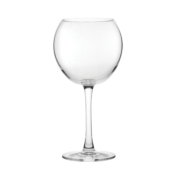 Set of six Reserva Balloon Gin Glasses from Glassware UK, 580ml capacity with elegant rounded bowls for gin enjoyment.