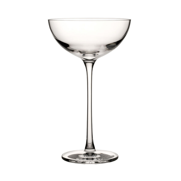 Hepburn coupe glass by Glassware UK, 200ml cocktail glass with elegant design, perfect for serving drinks in style.