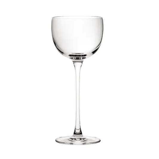 Savage Pony Glass 135ml cocktail glass by Glassware UK, clear glass with a sleek, rounded bowl and sturdy stem.