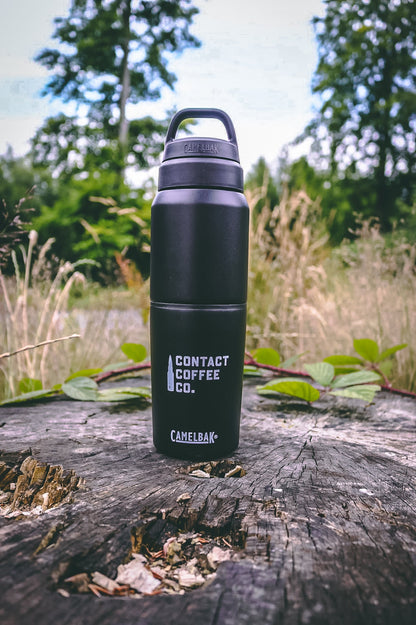 Camelbak MultiBev Flask gear from Contact Coffee Company Ltd., showing a versatile hydration flask with multiple drinking options.