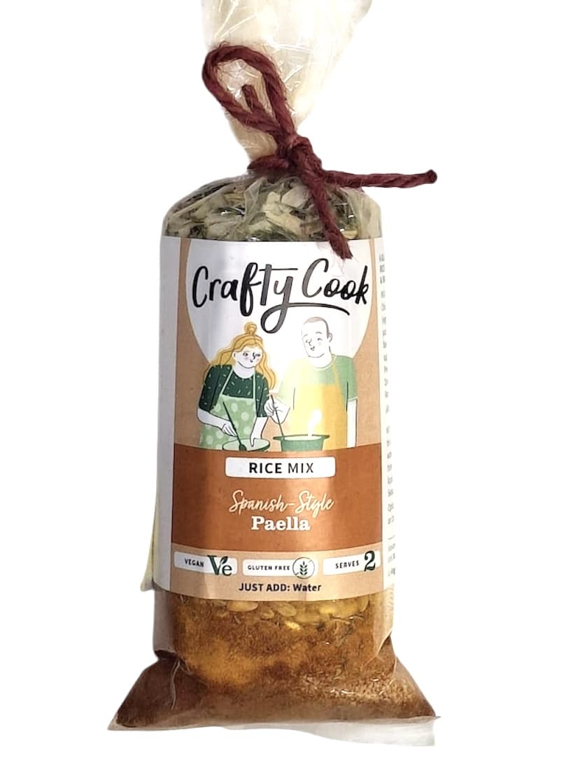 Gluten Free and Vegan Risotto Collection 3 packs, 6 meals, one box, just add water. Crafty Cook easy fuss free meals