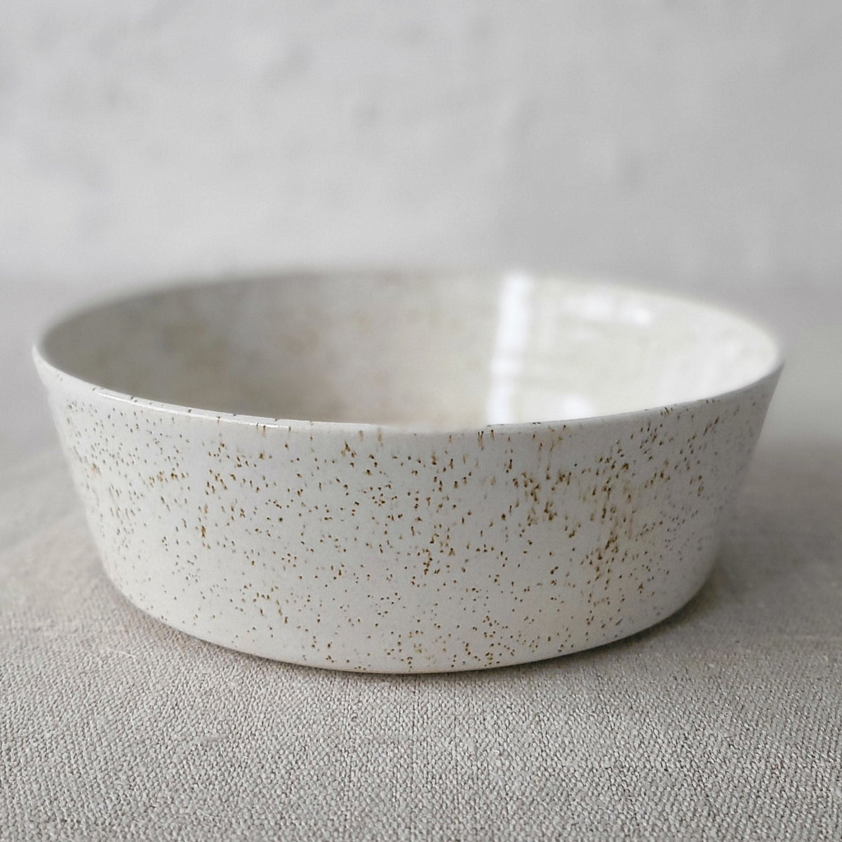 Katie L Thompson Designs Pepper White classic pasta bowl with a smooth, rounded shape and elegant white finish.