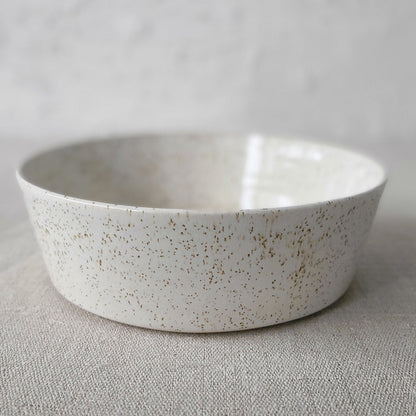 Katie L Thompson Designs Pepper White classic pasta bowl with a smooth, rounded shape and elegant white finish.