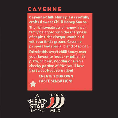 Hot Star Honey Asian Sauce Trio gift set featuring cayenne-labeled sauces in a colorful packaging.