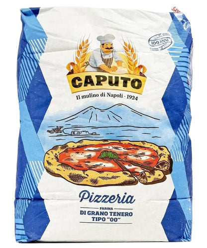 Bulk package of Caputo premium pizza flour from Whole Food Earth, ideal for authentic homemade pizza dough.