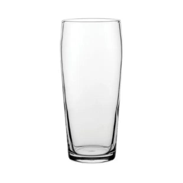 Glassware UK Ale Craft Beer Glass tankard, 570ml, with a sturdy handle and clear design for enjoying craft beers.