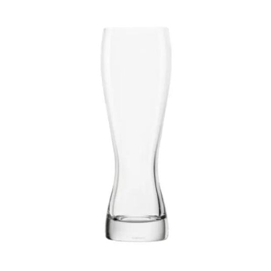 Stolzle 670ml beer glass tankard by Glassware UK, clear with a sturdy handle, designed for serving large beers or ales.