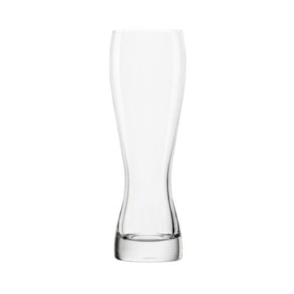 Set of six Stolzle 670ml beer tankard glasses from Glassware UK, featuring clear glass with sturdy handles and wide openings.