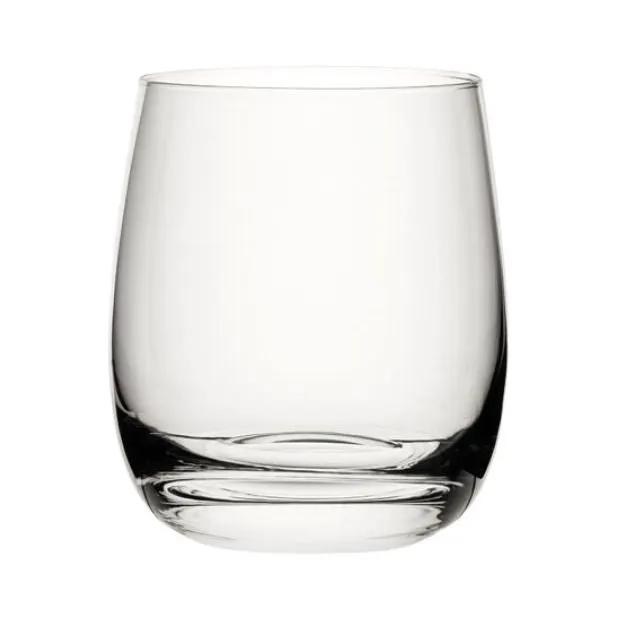 Set of six Crystalite whisky tumblers, 250ml glassware by Glassware UK, featuring clear, elegant design perfect for whiskey.