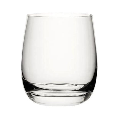 Set of six Crystalite whisky tumblers, 250ml glassware by Glassware UK, featuring clear, elegant design perfect for whiskey.