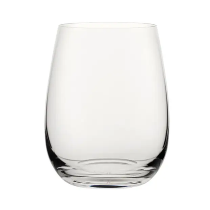 Set of two Bolero Whisky Glass Tumblers by Glassware UK, 350ml capacity, clear glass with a classic tumbler shape.