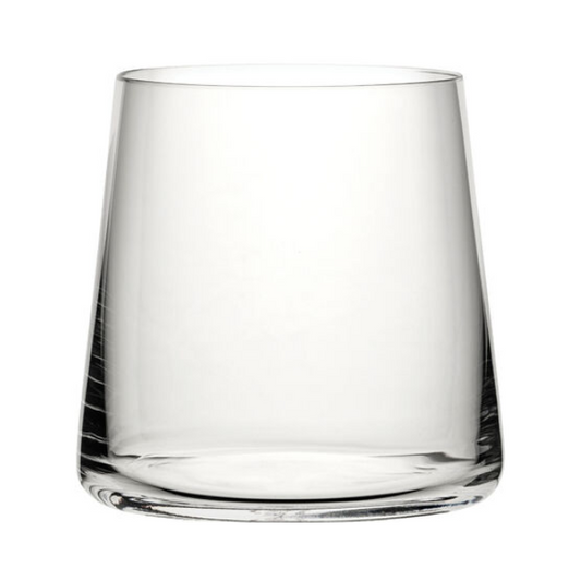 Glassware UK Mode double old fashioned whisky tumbler, 410ml, clear glass with a sturdy base and smooth rim for stylish drinks.