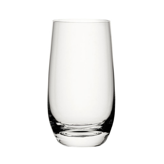Clear 350ml whisky tumbler from Glassware UK with a sleek highball design, perfect for enjoying your favorite drinks.