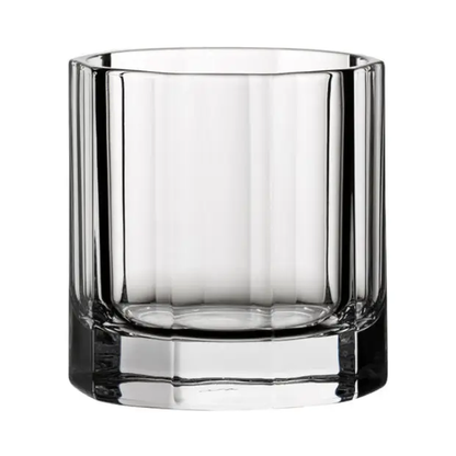 Churchill 310ml crystal whisky tumbler with a clear, elegant design and thick base, perfect for enjoying spirits.