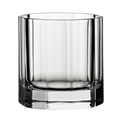 Set of six Churchill crystal whisky tumblers, 310ml, with clear, elegant design from Glassware UK.