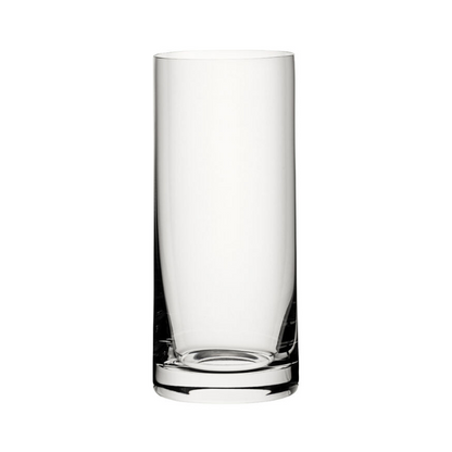 Set of six Glassware UK Classic Highball Glasses, 300ml whisky tumblers with clear glass and simple design.