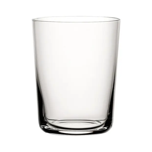 Glassware UK 340ml whisky tumbler glass with clear, smooth surface and sturdy base, perfect for enjoying spirits.